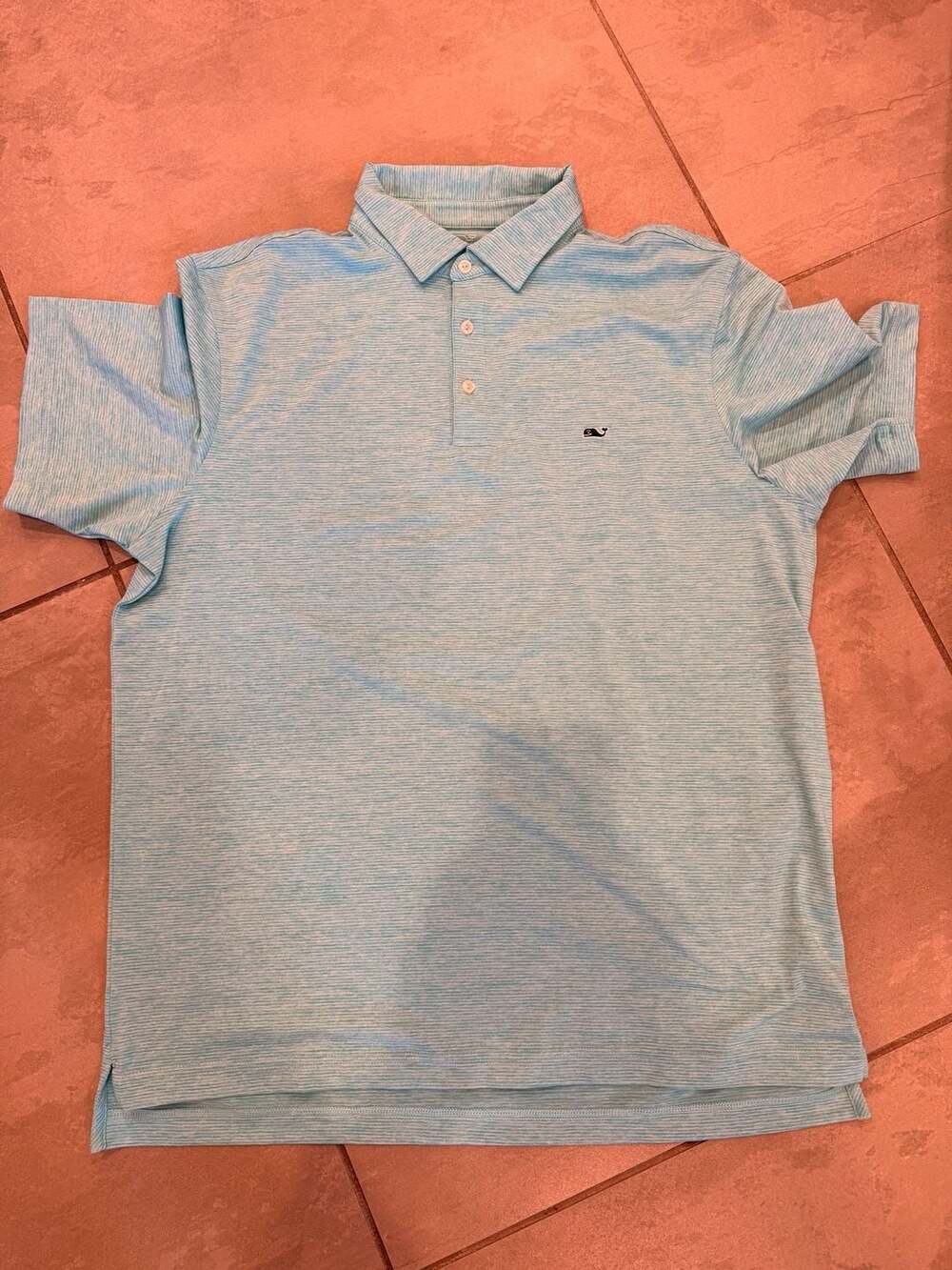 Vineyard Vines Men's St. Jean Stripe Sankaty Performance Polo, Size L